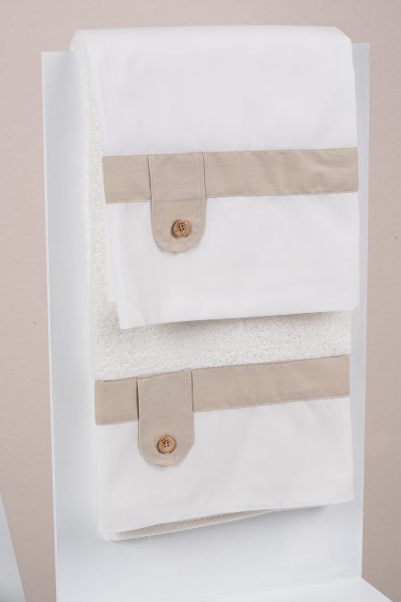 Σετ λαδόπανα Piccolino Riccardo Beige