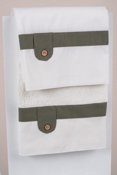 Σετ λαδόπανα Piccolino Riccardo Olive