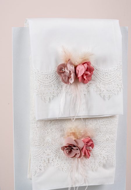 Σετ λαδόπανα Piccolino Alessia Ivory