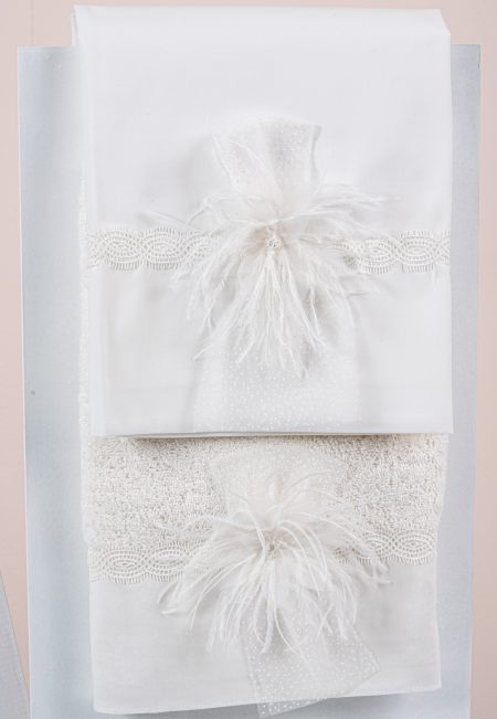 Σετ λαδόπανα Piccolino Catalina Ivory