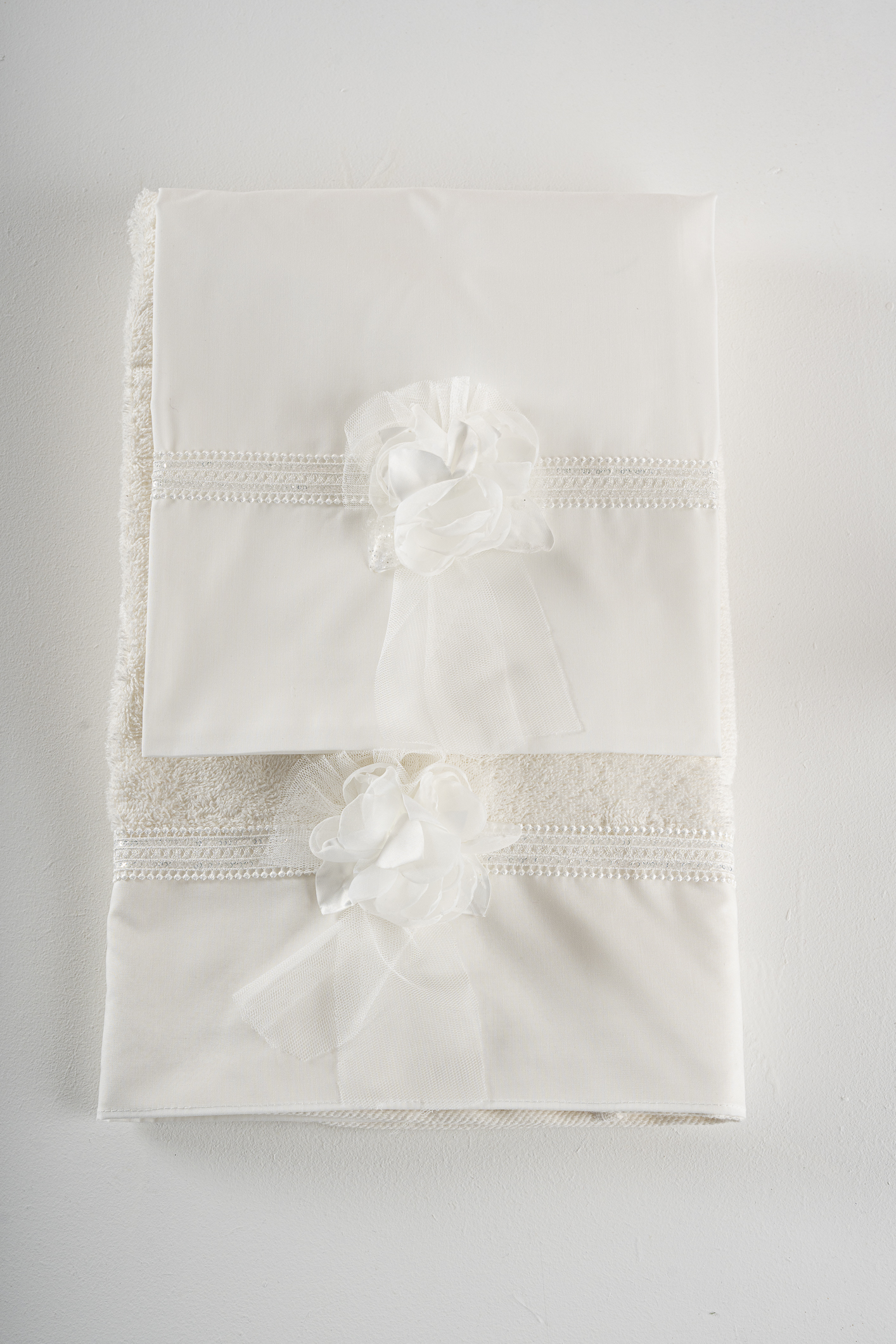 Λαδόπανο κορίτσι Piccolino LK-FILOMENA-IVORY Σετ λαδόπανα Piccolino Filomena Ivory