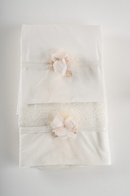 Σετ λαδόπανα Piccolino Filomena Salmon