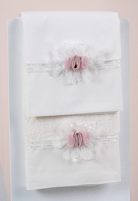 Σετ λαδόπανα Piccolino Florella Ivory