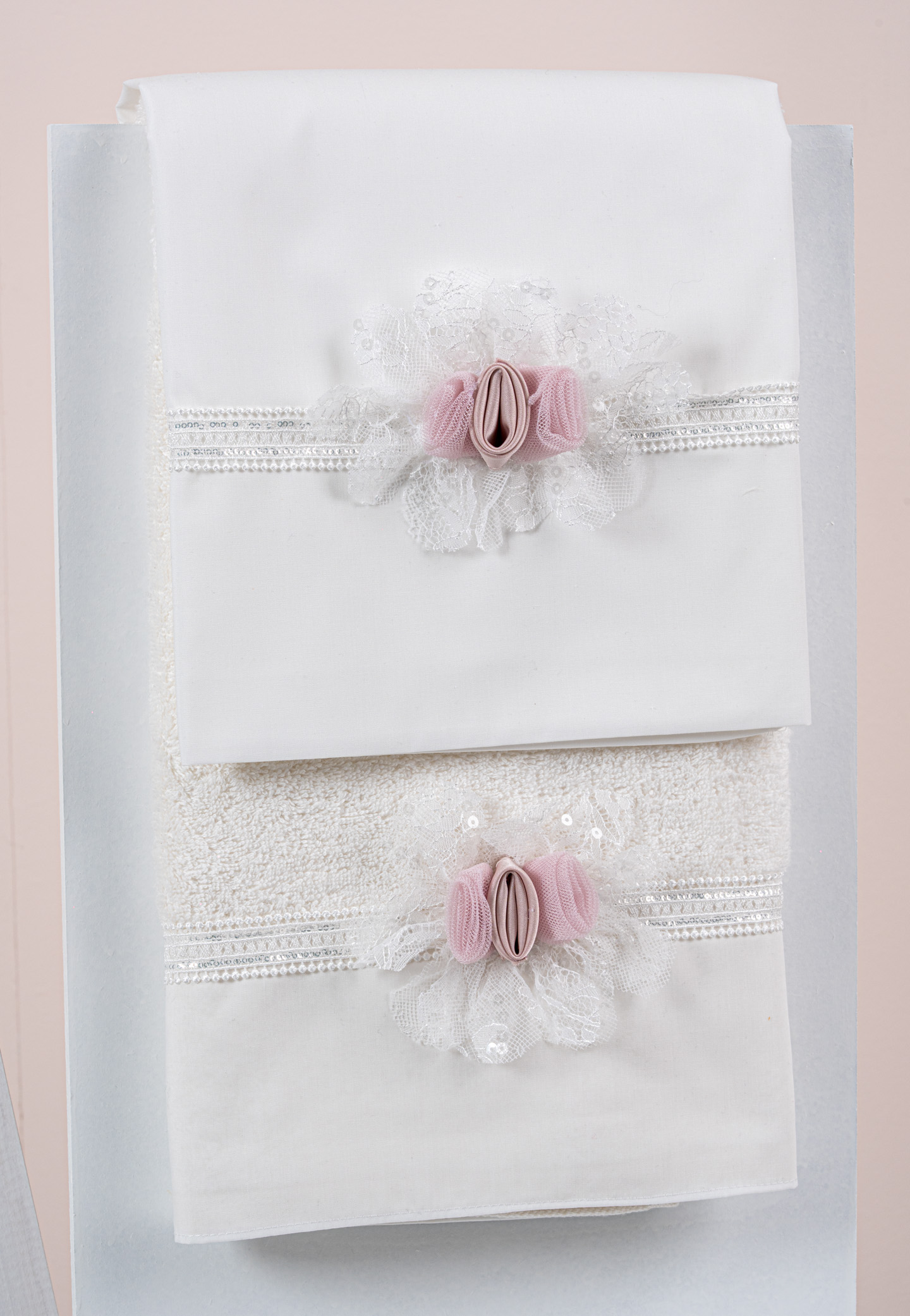 LK-FIORELLA-IVORY Σετ λαδόπανα Piccolino Florella Ivory