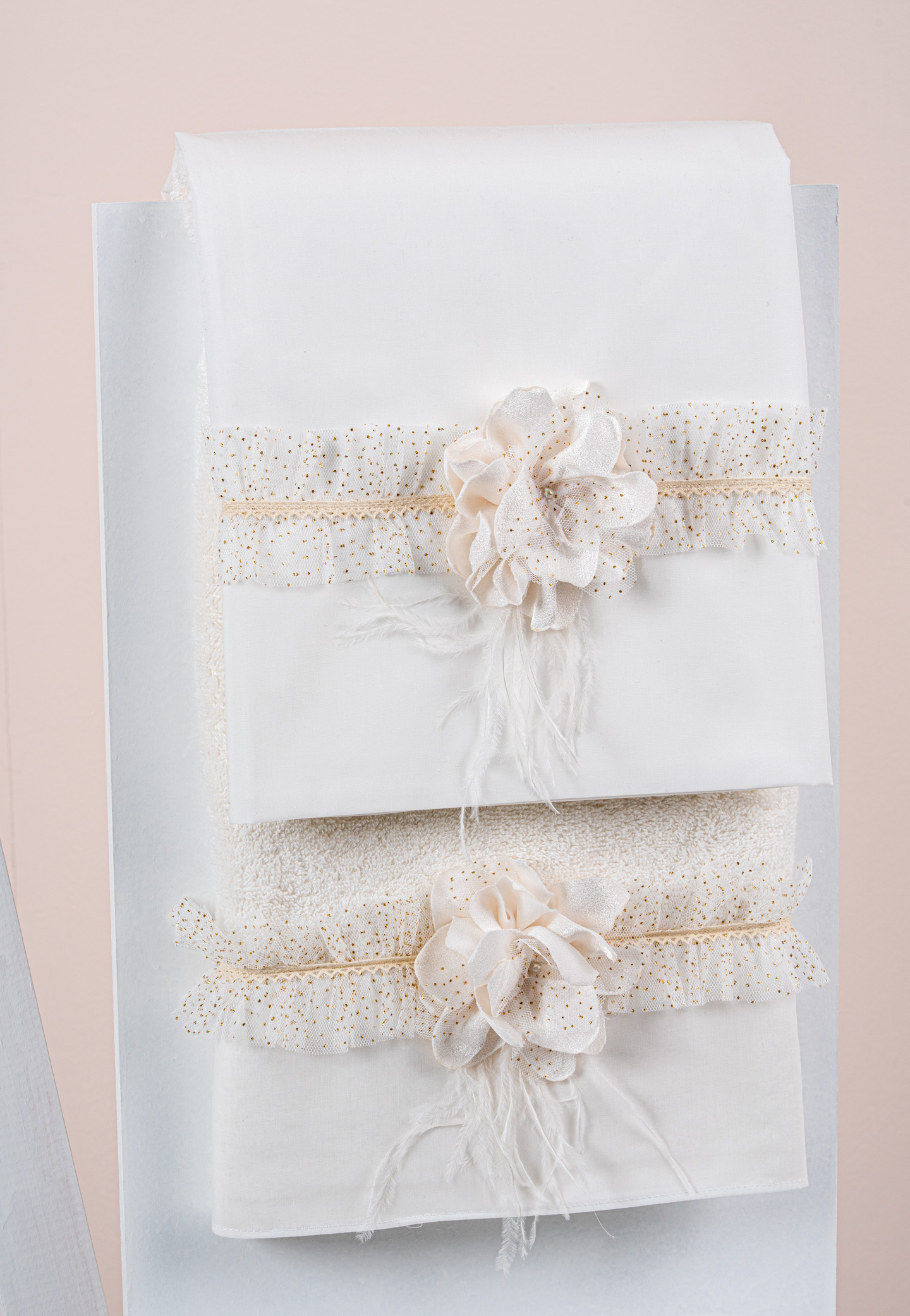 LK-GIULIA-IVORY Σετ λαδόπανα Piccolino Giulia Ivory