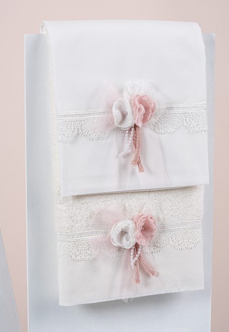 Σετ λαδόπανα Piccolino Ines Ivory