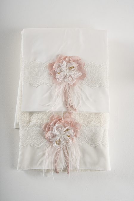 Σετ λαδόπανα Piccolino Lydia pink