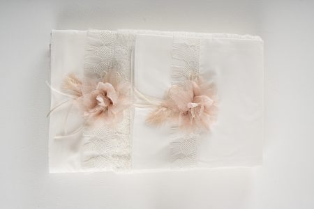 Σετ λαδόπανα Piccolino Marilita Ivory