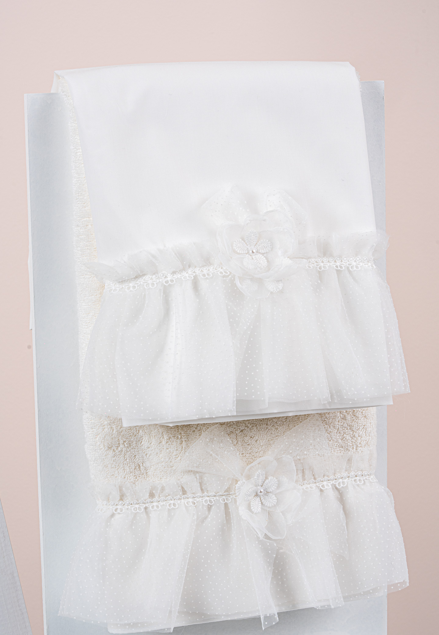 LK-RENEE-IVORY Σετ λαδόπανα Piccolino Renee Ivory