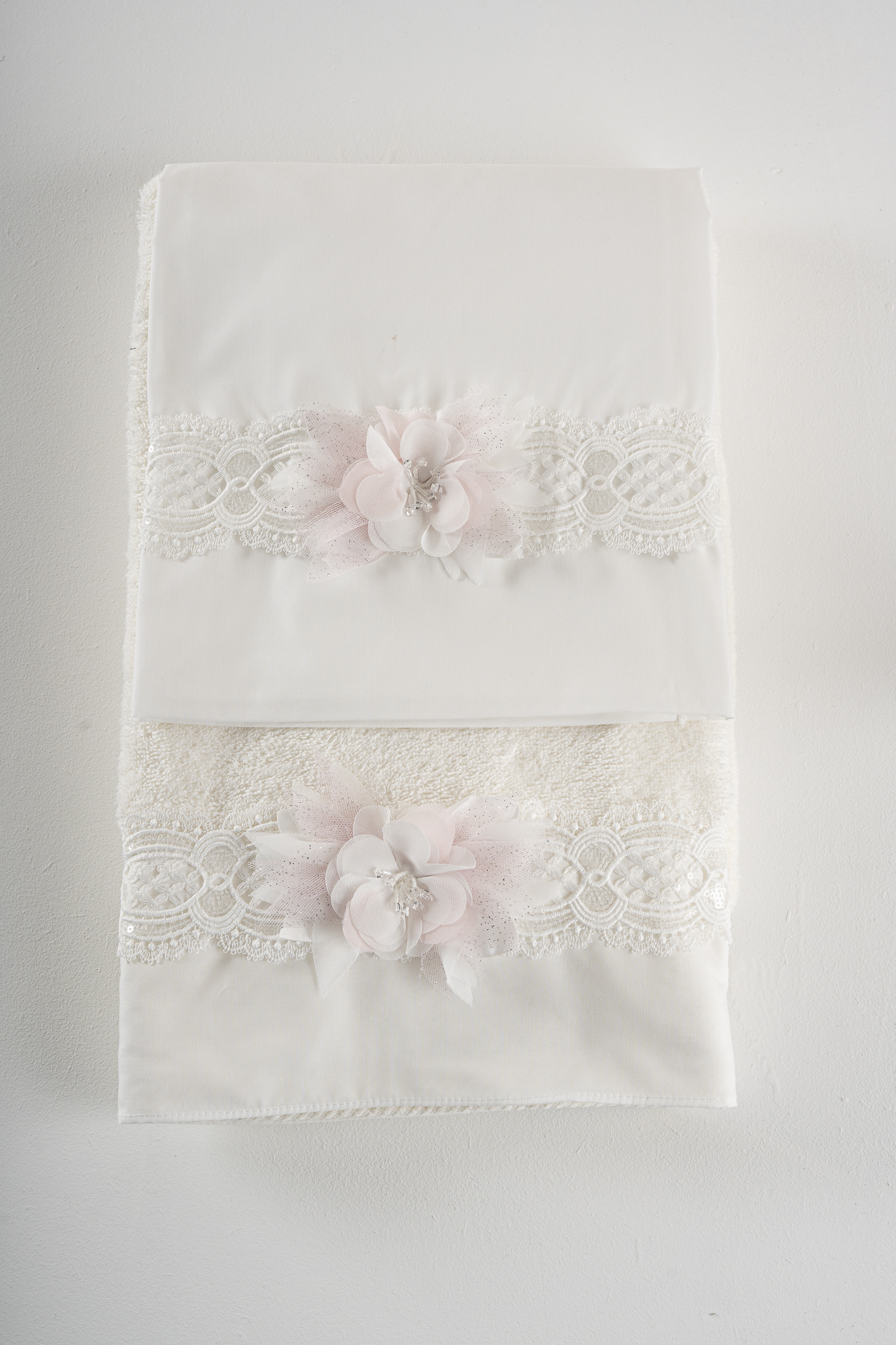 Λαδόπανο κορίτσι Piccolino LK-SALINA-IVORY Σετ λαδόπανα Piccolino Salina Ivory