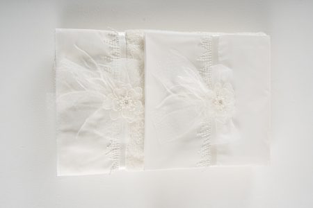 Σετ λαδόπανα Piccolino Silvia Ivory